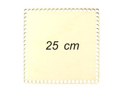 Dno ctverec 25cm