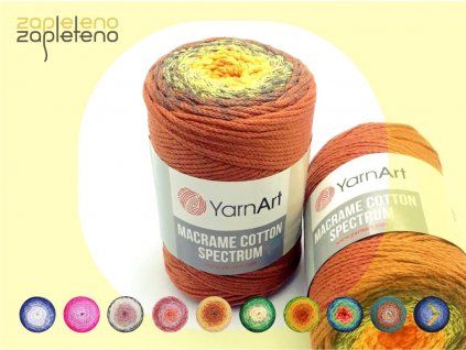 Macrame Cotton Spectrum YarnArt Zapleteno