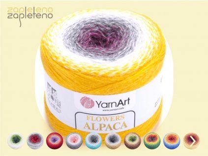 Flowers Alpaca YarnArt Zapleteno