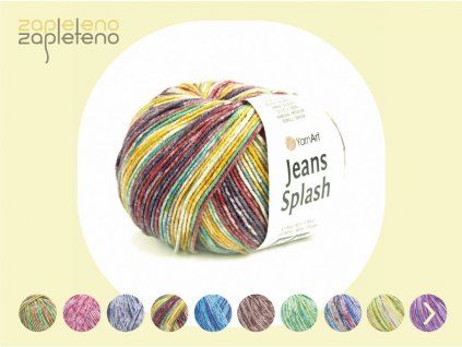 Jeans Splash YarnArt Zapleteno