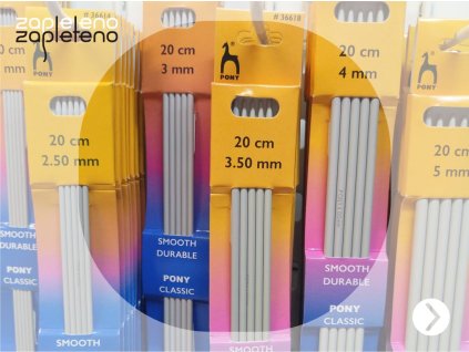 Jehlice ponozkove Pony Zapleteno