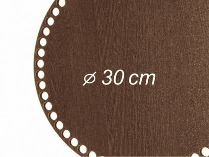 Dno kruh 30 cm wenge