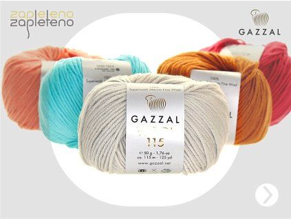 Wool 115 Gazzal Zapleteno