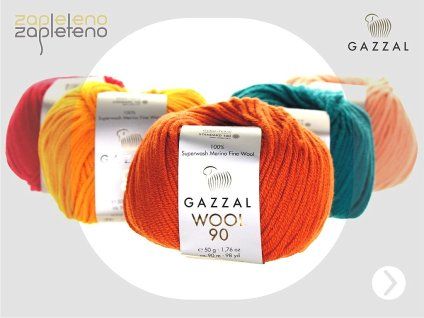 Wool 90 Gazzal Zapleteno