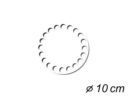 Dno kruh 10 cm plast