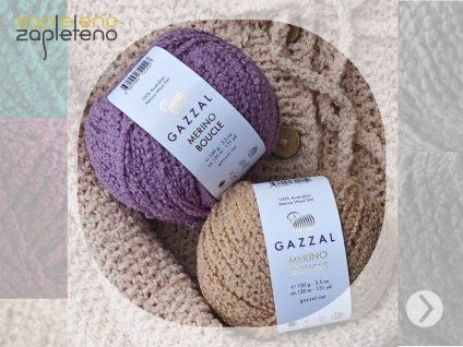Merino Boucle Gazzal Zapleteno