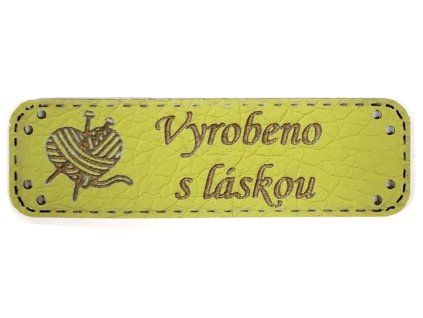 klubko srdce s laskou zelena