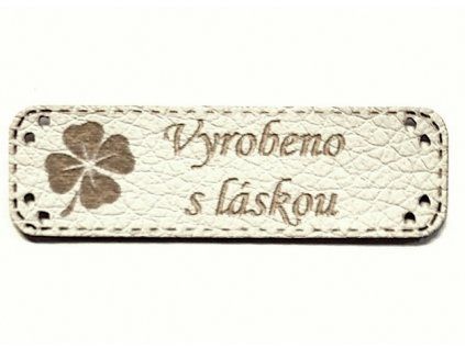 ctyrlistek s laskou svetle seda