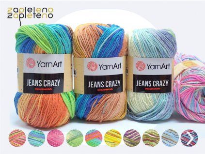 Jeans Crazy YarnArt Zapleteno