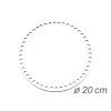 Dno kruh 20 cm plast